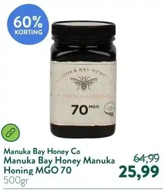 Holland & Barrett Manuka Bay Honey Manuka Honing MGO 70 aanbieding
