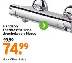 GAMMA Handson thermostatische douchekraan Marco aanbieding