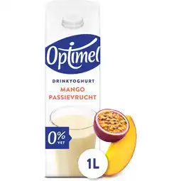 Jumbo Optimel Drinkyoghurt Mango Passievrucht 0% Vet 1L aanbieding