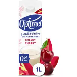 Jumbo Optimel Drinkyoghurt Cheeky Cherry 0% Vet Limited Edition 1L aanbieding