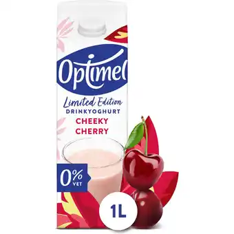 Jumbo Optimel Drinkyoghurt Cheeky Cherry 0% Vet Limited Edition 1L aanbieding