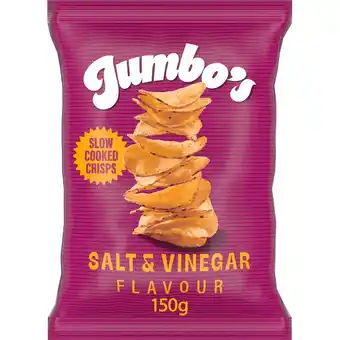 Jumbo Jumbo's Chips Salt & Vinegar 150 g aanbieding