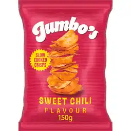 Jumbo Jumbo's Chips Sweet Chili 150 g aanbieding