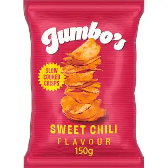 Jumbo Jumbo's Chips Sweet Chili 150 g aanbieding
