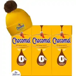 Jumbo Chocomel 0% suiker toegevoegd 6x200ml aanbieding