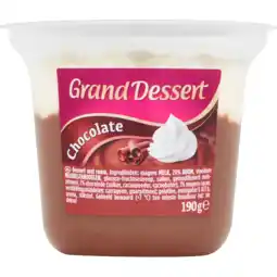 Jumbo Ehrmann Grand Dessert Chocolate 190 g aanbieding