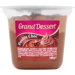 Jumbo Ehrmann Grand Dessert Double Choc 190 g aanbieding