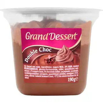 Jumbo Ehrmann Grand Dessert Double Choc 190 g aanbieding