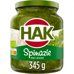 Jumbo Hak Spinazie met Room Bio 345 g aanbieding