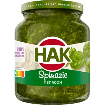 Jumbo Hak Spinazie met Room Bio 345 g aanbieding