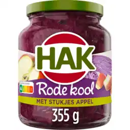 Jumbo Hak Rode Kool met Stukjes Appel 355 g aanbieding