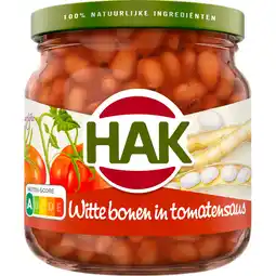 Jumbo Hak Witte Bonen in Tomatensaus 185 g aanbieding