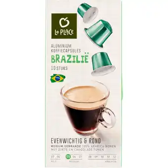 Jumbo La Place Koffiecups Brazilië 10 Stuks aanbieding