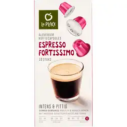 Jumbo La Place Koffiecups Espresso Fortissimo 10 Stuks aanbieding