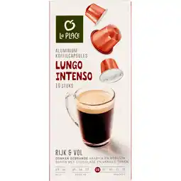Jumbo La Place Lungo Intenso Koffiecups 10 Stuks aanbieding