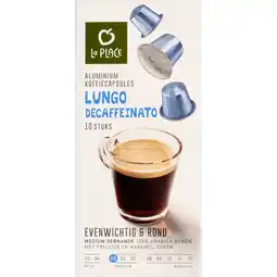 Jumbo La Place Koffiecups Lungo Decaffeinato 10 Stuks aanbieding