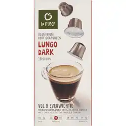 Jumbo La Place Koffiecups Lungo Dark 10 Stuks aanbieding