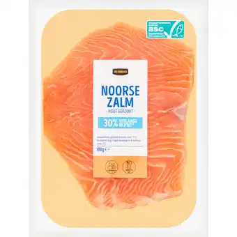 Jumbo Jumbo Noorse Zalm Houtgerookt 100 g aanbieding