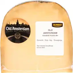 Jumbo Old Amsterdam Goudse Kaas 48+ ca. 375 g Stuk aanbieding