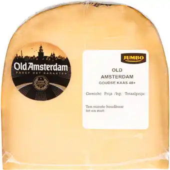 Jumbo Old Amsterdam Goudse Kaas 48+ ca. 375 g Stuk aanbieding