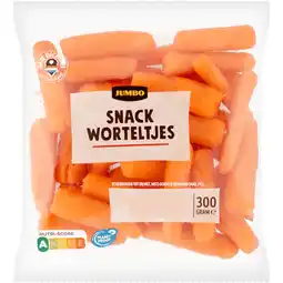Jumbo Jumbo Snack Worteltjes 300 g aanbieding