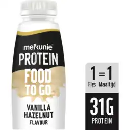 Jumbo Melkunie Protein Food to Go Vanilla Hazelnut Flavour 500 ml aanbieding