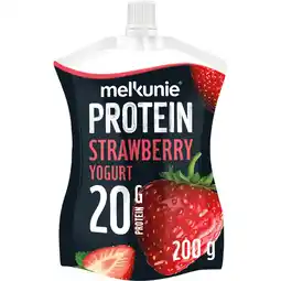 Jumbo Melkunie Protein Strawberry Yoghurt 0,6% Fat 200 g aanbieding