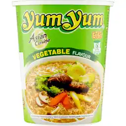 Jumbo Yum Yum Asian Cuisine Vegetable Flavour 70 g aanbieding