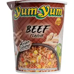 Jumbo Yum Yum Instant Noodles Beef Flavour 70 g aanbieding
