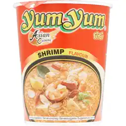 Jumbo Yum Yum Instant Noedels Garnalensmaak 70 g aanbieding