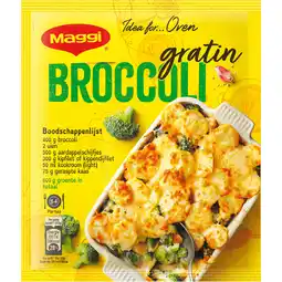 Jumbo MAGGI Ovenschotel Broccoli Gratin Kruidenmix 43g aanbieding