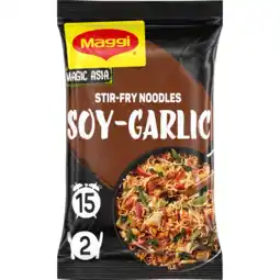Jumbo MAGGI Noodles Soy Garlic 185g aanbieding