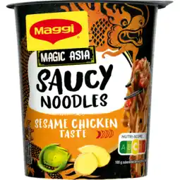 Jumbo Maggi Magic Asia Saucy Noodles Sesame Chicken Taste 75 g aanbieding