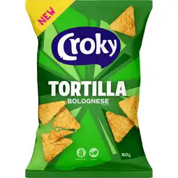 Jumbo Croky Tortilla Bolognese Flavour 160 g aanbieding