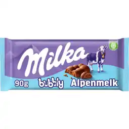 Jumbo Milka Bubbly Milk 90g aanbieding