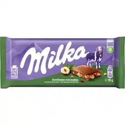 Jumbo Milka Reep Gebroken Noot 90g aanbieding