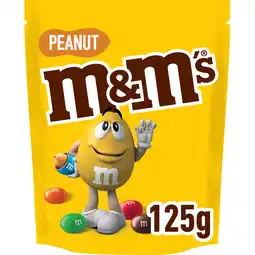 Jumbo M&M'S Pinda chocolade snoepjes 125g aanbieding
