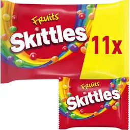 Jumbo Skittles Fruits vegan snoep uitdeelzak 11 stuks aanbieding