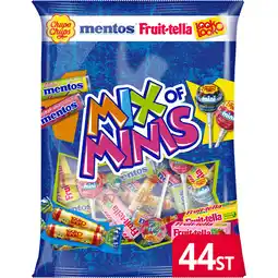 Jumbo Fruittella Mix of Mini's Vegan Uitdeelzak 50 stuks aanbieding