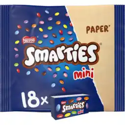 Jumbo Smarties Mini Melkchocolade Uitdeelzak 259 g aanbieding
