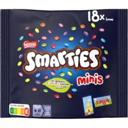 Jumbo Smarties Mini Melkchocolade Uitdeelzak 259 g aanbieding