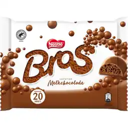 Jumbo BROS Mini Melkchocolade Uitdeelzak 208 g aanbieding