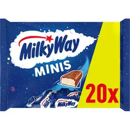 Jumbo Milky Way Minis luchtige chocolade repen uitdeelzak 333g aanbieding