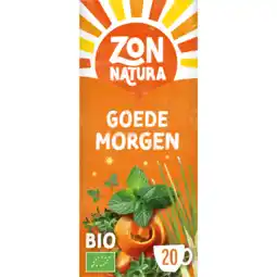 Jumbo Zonnatura Biologische Goedemorgen Kruideninfusie 20 Zakjes aanbieding