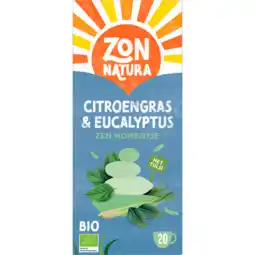 Jumbo Zonnatura Bio Citroengras & Eucalyptus Zen Momentje met Tulsi 20 Stuks aanbieding