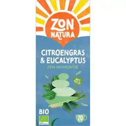 Jumbo Zonnatura Bio Citroengras & Eucalyptus Zen Momentje met Tulsi 20 Stuks aanbieding