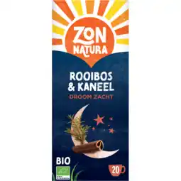 Jumbo Zonnatura Bio Rooibos & Kaneel Droom Zacht 20 Stuks 36 g aanbieding