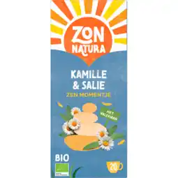 Jumbo Zonnatura Bio Kamille & Salie Zen Momentje 20 Stuks aanbieding