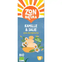 Jumbo Zonnatura Bio Kamille & Salie Zen Momentje 20 Stuks aanbieding