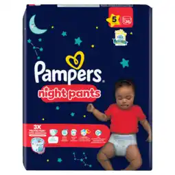 Jumbo Pampers Night Pants Maat 5, 35 luierbroekjes aanbieding